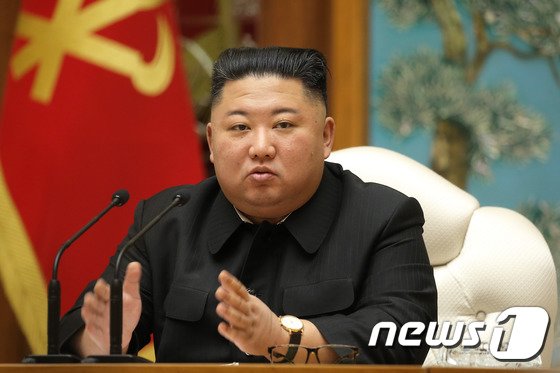 ​(평양 노동신문=뉴스1) = 김정은 북한 국무위원장.​