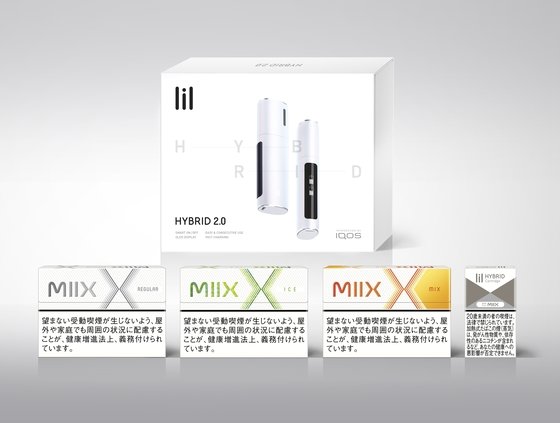 일본 판매용 '릴 하이브리드 2.0'·전용스틱 3종(KT&G 제공)