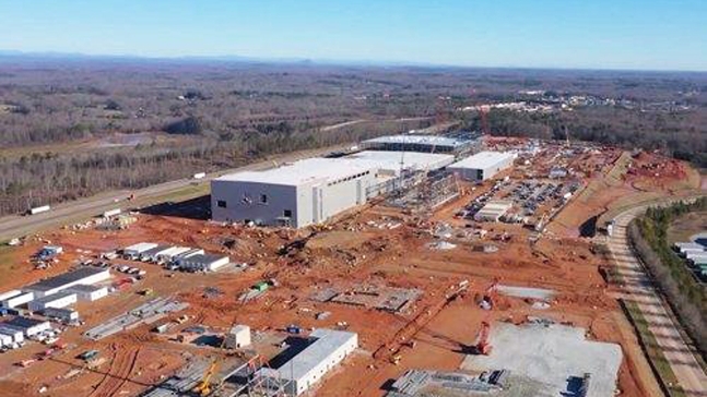 미국 조지아주에 SK이노베이션이 짓고 있는 배터리 제1 공장의 모습. (사진=SK이노베이션)