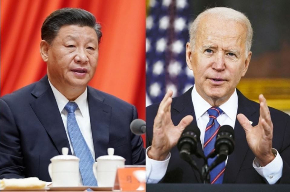 시진핑 중국 국가주석(왼쪽)과 조 바이든 미국 대통령