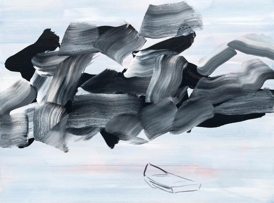 'Serenity-20092' 2020, Acrylic on canvas, 97 x 130.3 cm