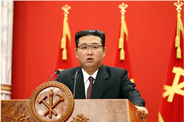 김정은 북한 노동당 총비서가 지난 10월 10일 당 창건 76주년 기념연설을 하고 있다.(사진=노동신문 갈무리)
