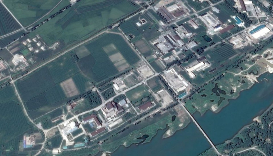 북한의 영변 핵시설을 찍은 위성사진. (출처=구글어스 이미지)